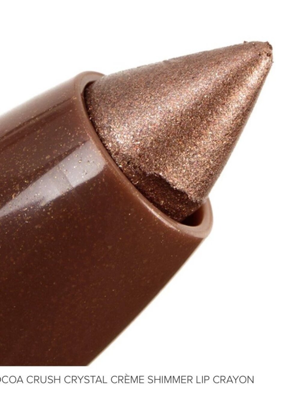 NEW *VAULTED*  Bite Crystal Creme Shimmer Lip Crayon Cocoa Crush
